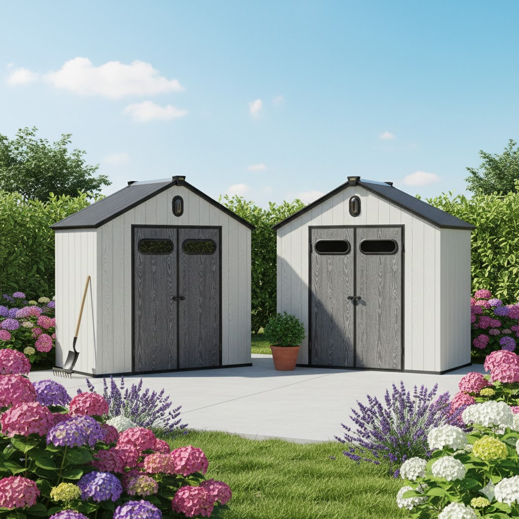 מחסן פלסטיק KingCenter 8X10 הובלה בחינם