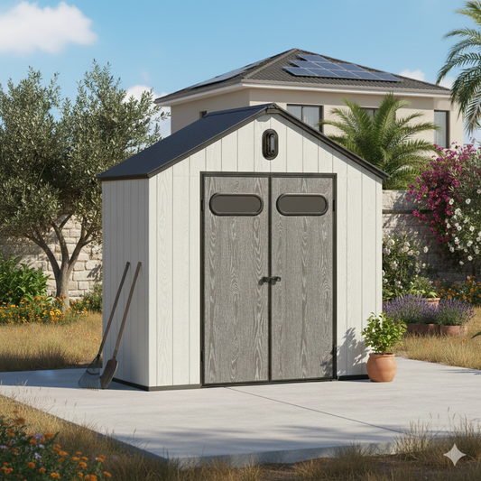 מחסן פלסטיק KingCenter 8X10 הובלה בחינם